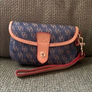 Dooney and Bourke Denim Wristlet